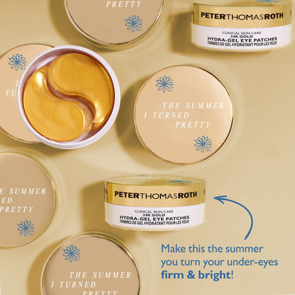 The Summer I Turned Pretty: 24K Gold Hydra-Gel Eye Patches (Travel Edition)
