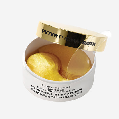 24K Gold Pure Luxury Lift & Firm Hydra-Gel Eye Patches|30 pairs